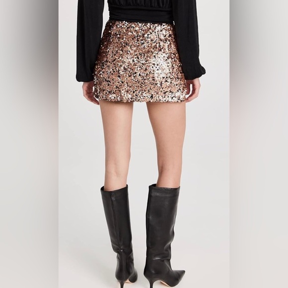 Free People Sequence Mini Skirt . Brand New, with tag Size 4 - Picture 2 of 5